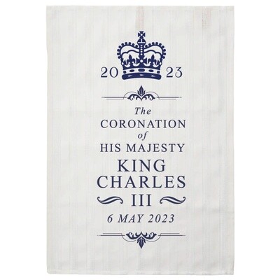 King Charles III Tea Towel - Coronation