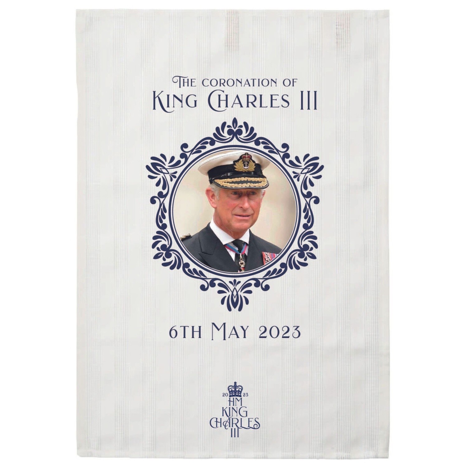 King Charles III Tea Towel - Photo