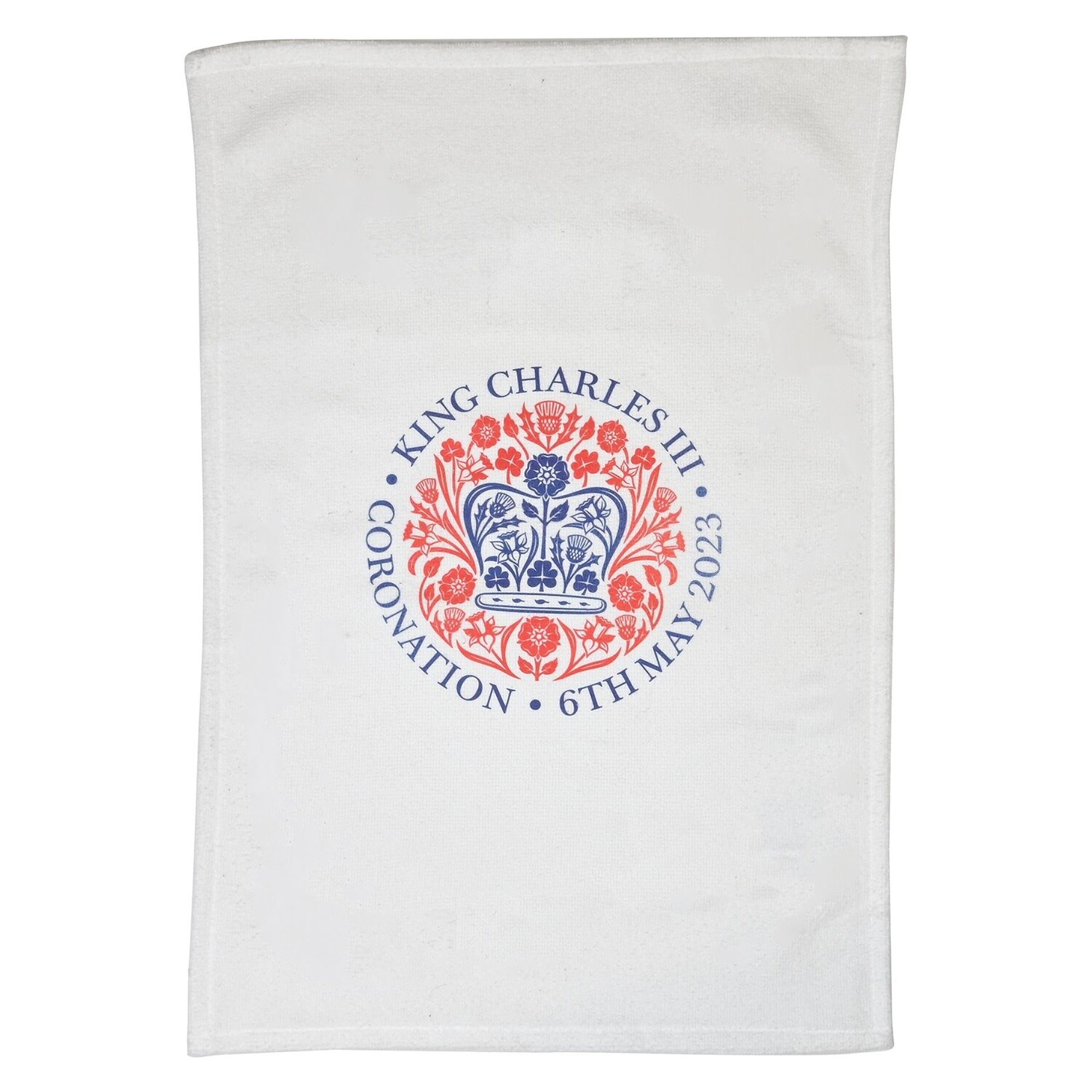 King Charles III Tea Towel - Official Logo