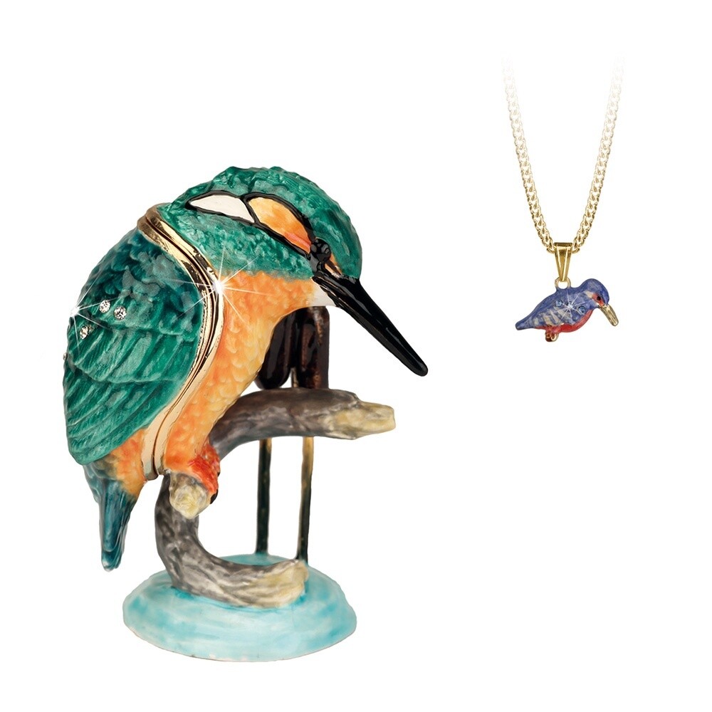 Kingfisher Trinket and Pendant Necklace