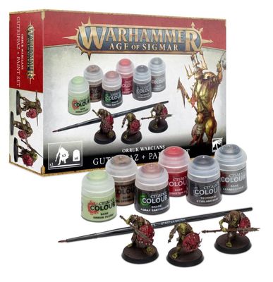 Orruk Warclans Gutrippaz &amp; Citadel Paint Set