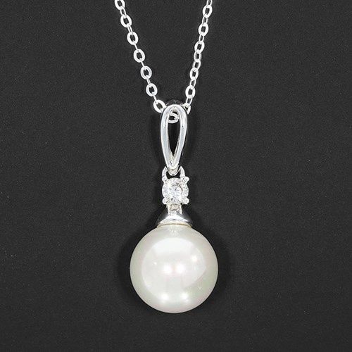 Fresh Water Pearl Elegant Teardrop Necklace