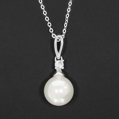 Fresh Water Pearl Elegant Teardrop Necklace