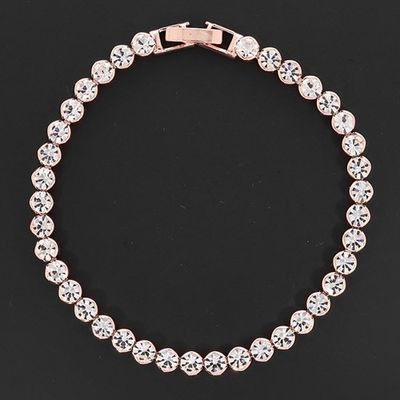 All That Bling Rose Gold Tennis Bracelet