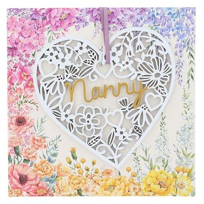 Etched Wooden Nanny Plaque