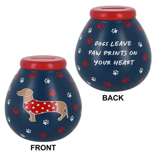 Pot of Dreams Dotty Dachshund Fund Money Box