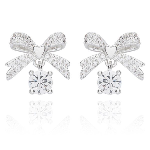 Eternal bow Silver Earings