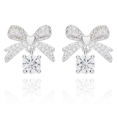 Eternal bow Silver Earings