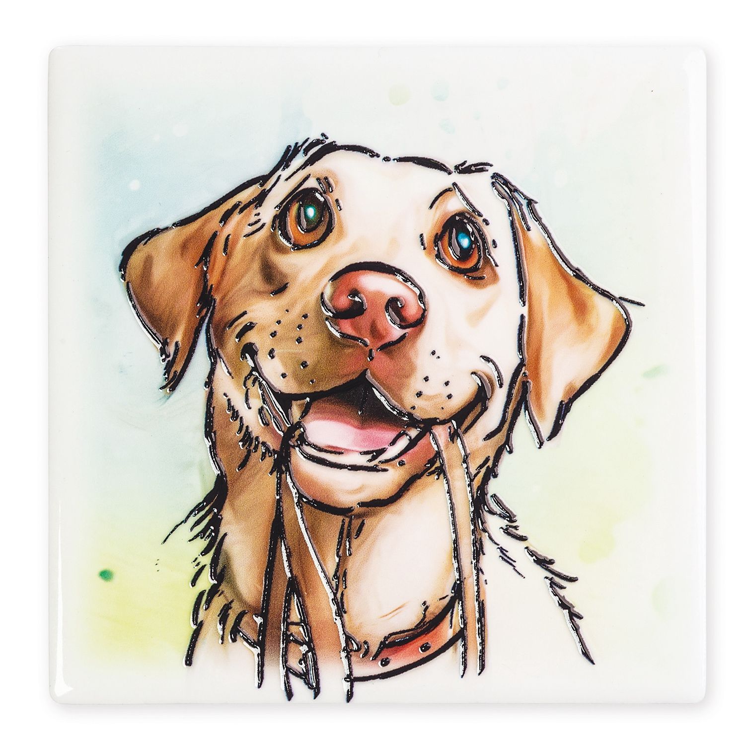 Coaster Yellow Labrador
