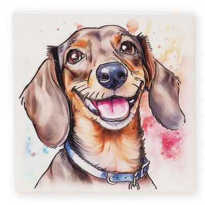 Art of Arora Dachshund – Ceramistone Magnet