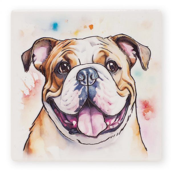 Art of Arora Bulldog – Ceramistone Magnet