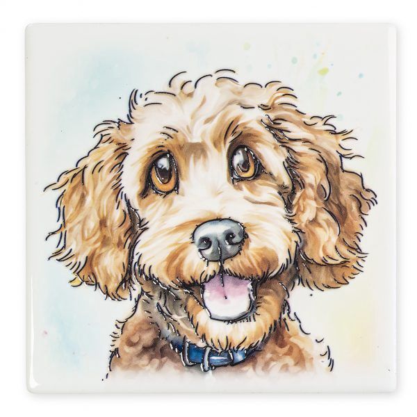 Art of Arora Poodle Cross – Ceramistone Magnet