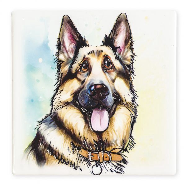 Art of Arora German Shepherd – Ceramistone Magnet