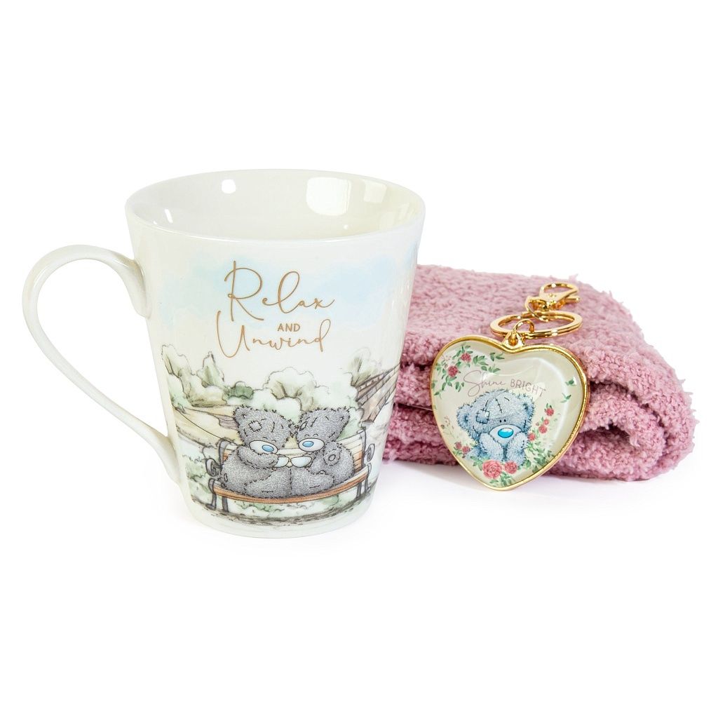 Tatty Ted Gift Set - Signature Collection (Socks, keyring &amp; mug)