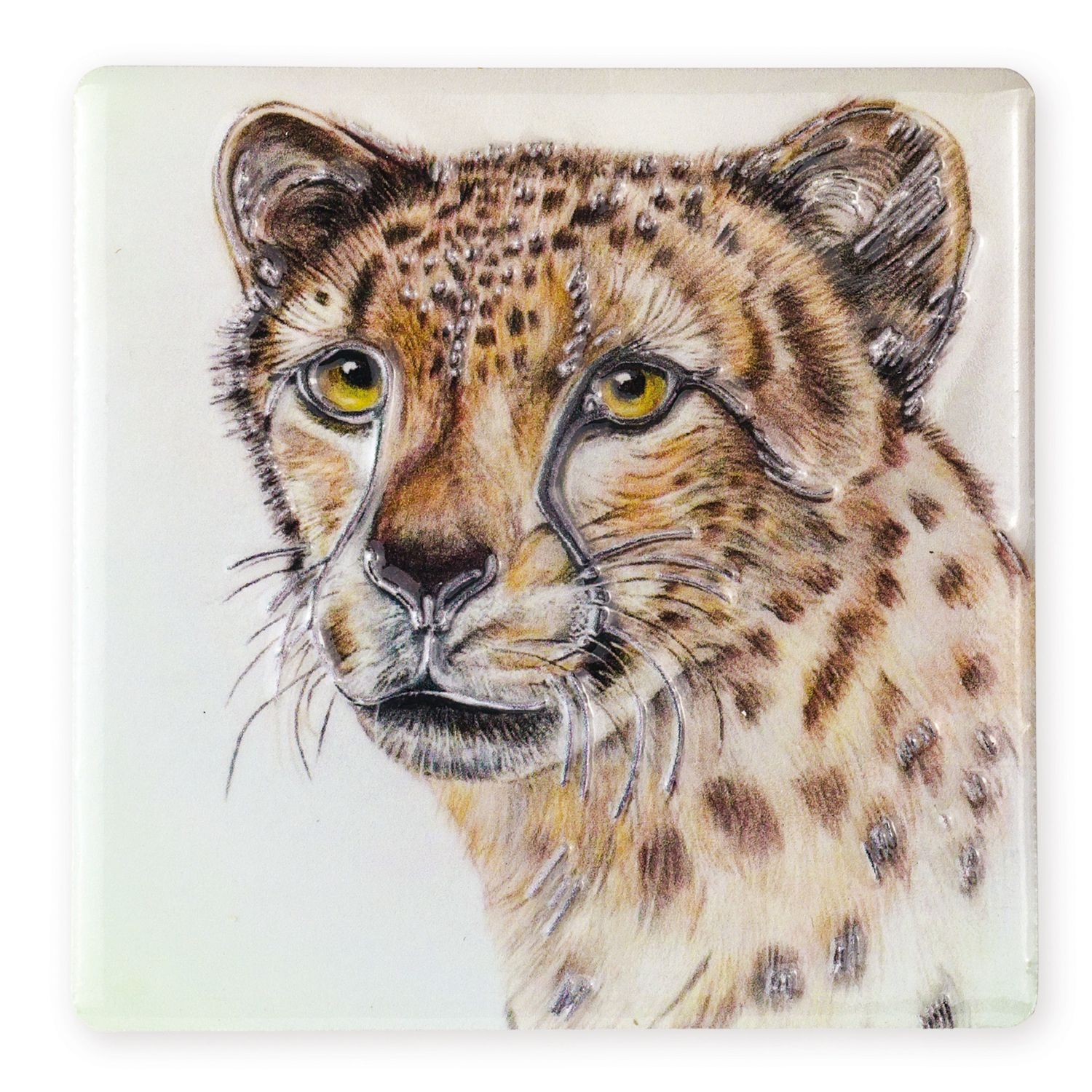 Cheetah Ceramistone Coaster