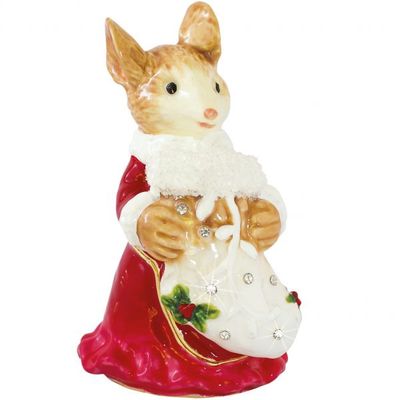 Mouse &amp; Stocking Trinket - Craycombe Trinkets