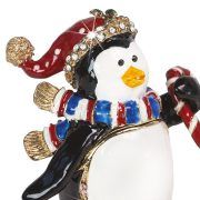 Christmas Penguin Trinket Box - Craycombe Trinkets