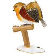 Robin on a Spade Trinket Box - Craycombe Trinkets