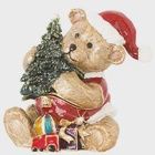 Teddy with Tree and Presents - Craycombe Trinkets