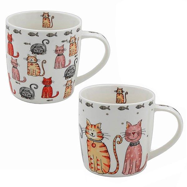 Faithful Friends Cat Mug