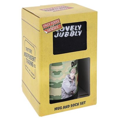 Only Fools and Horses Dave&#39;s Mug Sock Set