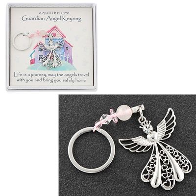Guardian Angel Gift Box Keyring