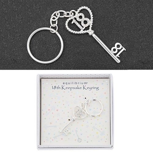 Keepsakes Keyring 18th