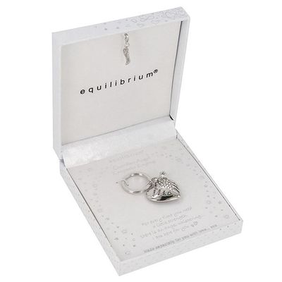 Guardian Angel Heart Keyring