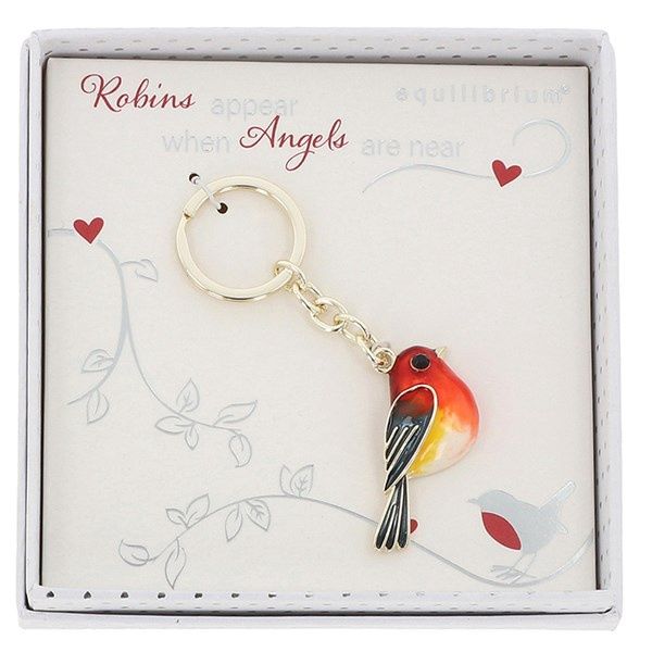 Robins Appear Vintage Style Keyring