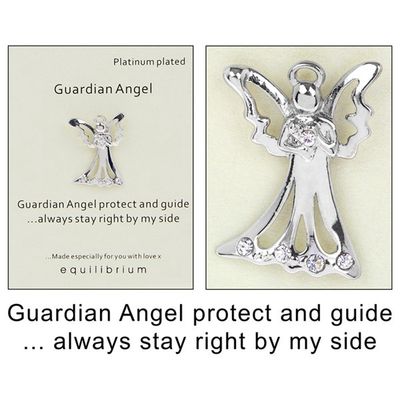 Equilibrium Guardian Angel Pin By Side Brooch