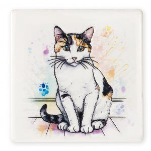 Calico Cat – Ceramistone Coaster