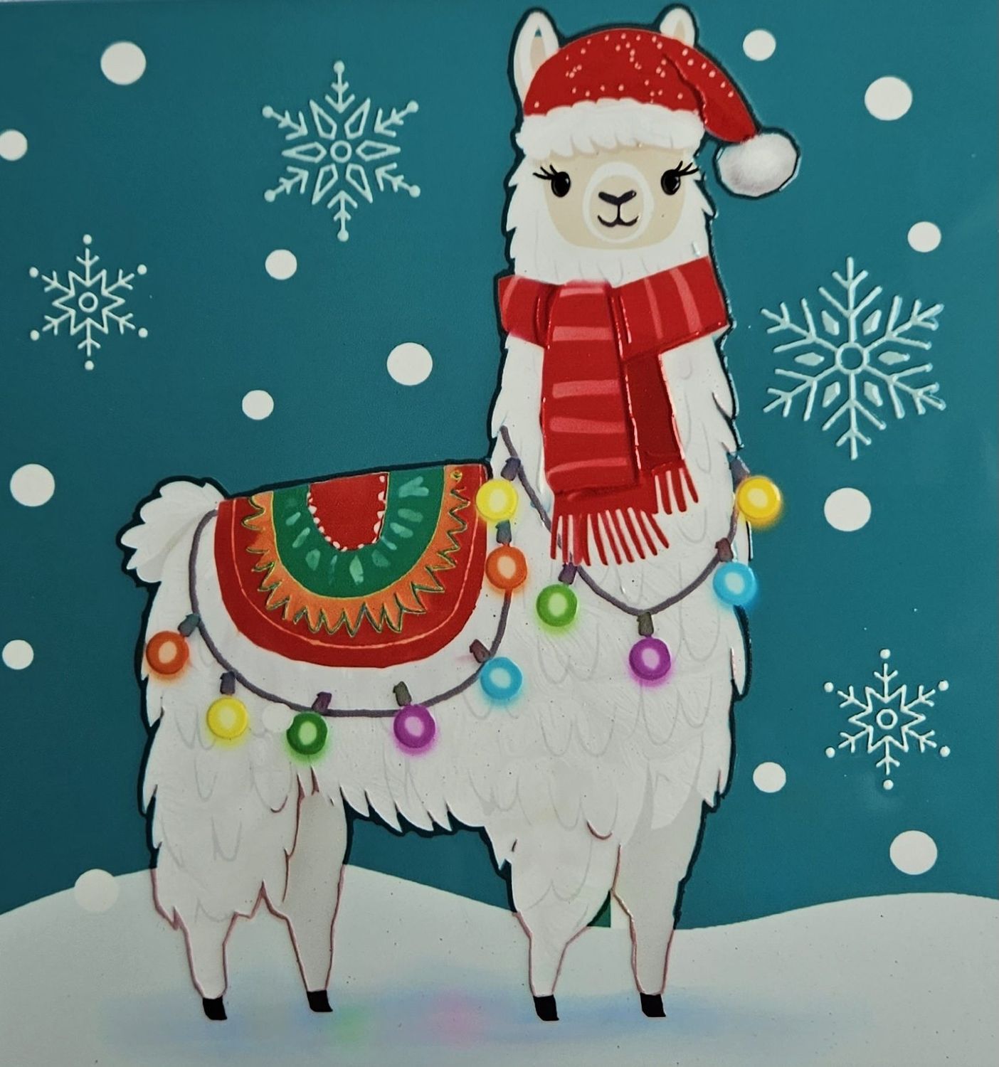 Christmas – Llama Coaster
