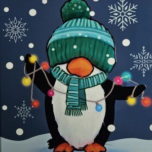 Christmas Penguin Coaster