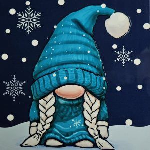 Christmas – Mrs Christmas Gonk Coaster