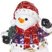 Craycombe Trinkets Snowman with Scarf Trinket Box
