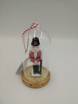 Glass Nutcracker Tree Decoration