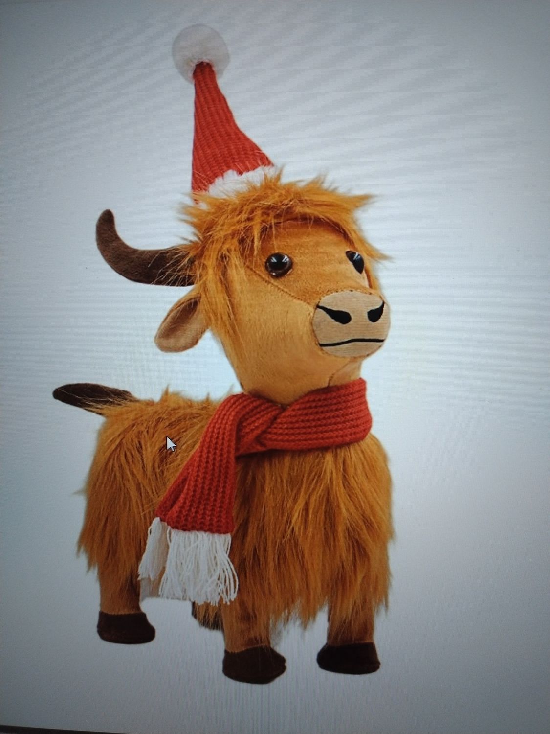 Highland Cow Standing Dancing