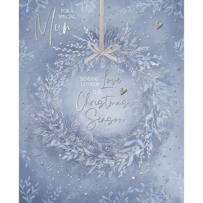 Mum Wreath - Boxed Christmas card