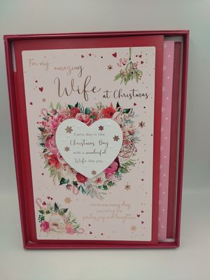 For My Amazing Wife at Christmas - Boxed Christmas Card