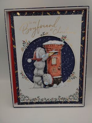 Boyfriend Post Box - Boxed Christmas Card