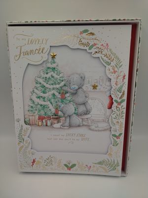 To My Lovely Fiancee - Boxed Christmas Card
