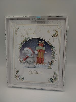 Beautiful Girlfriend Gifts on Sleigh - Boxed Christmas Card