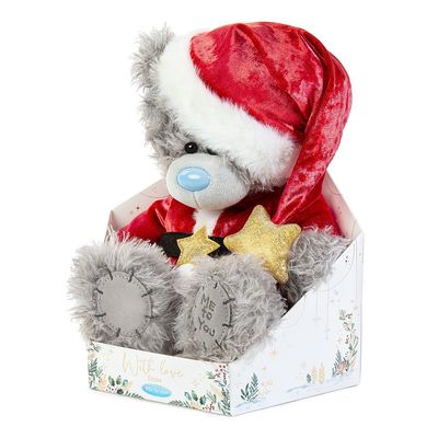 Tatty Ted Cute Santa Bear Plush