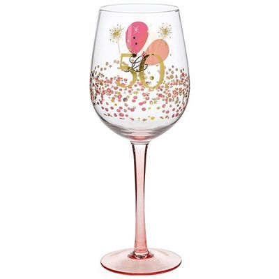 Rush Blossom Wine Glass 50th