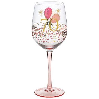 Rush Blossom Wine Glass 70th
