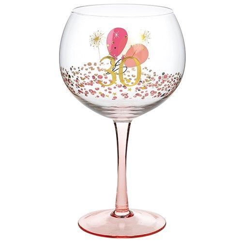 Rush Blossom Gin Glass 30th