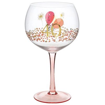 Rush Blossom Gin Glass 40th