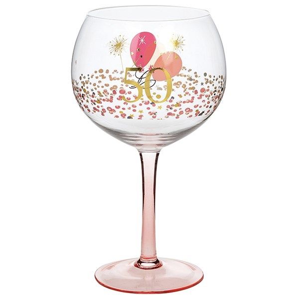 Rush Blossom Gin Glass 50th