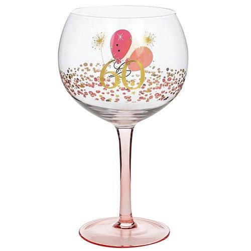 Rush Blossom Gin Glass 60th