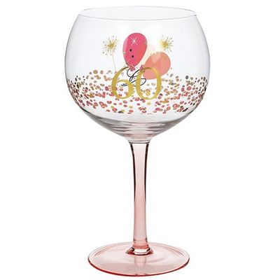 Rush Blossom Gin Glass 60th